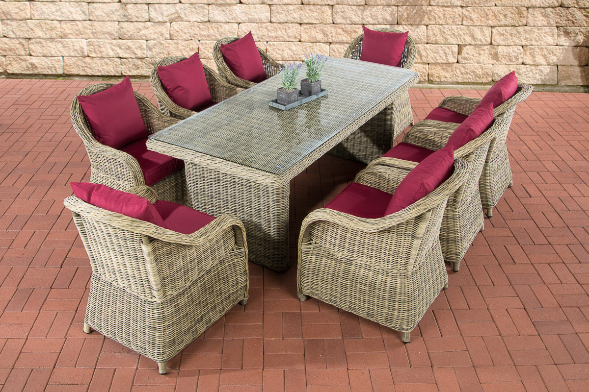 Polyrattan Garten Sitzgruppe Lavello Xl Natura Essgruppe Garnitur 8 Personen Neu Ebay 7060