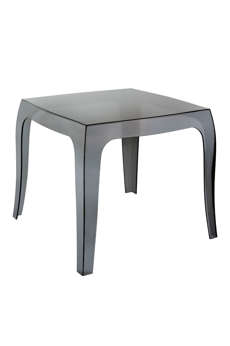 Beistelltisch Design Kunststoff Bistro Tisch QUEEN modern Stapelbar 50 x 50  cm | eBay
