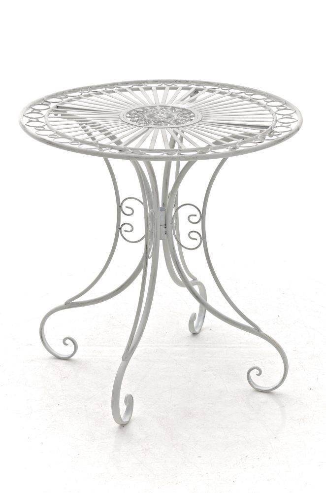 Indexbild 5 - Tisch HARI Gartentisch Beistelltisch Metalltisch Eisen Terassentisch Shabby Chic