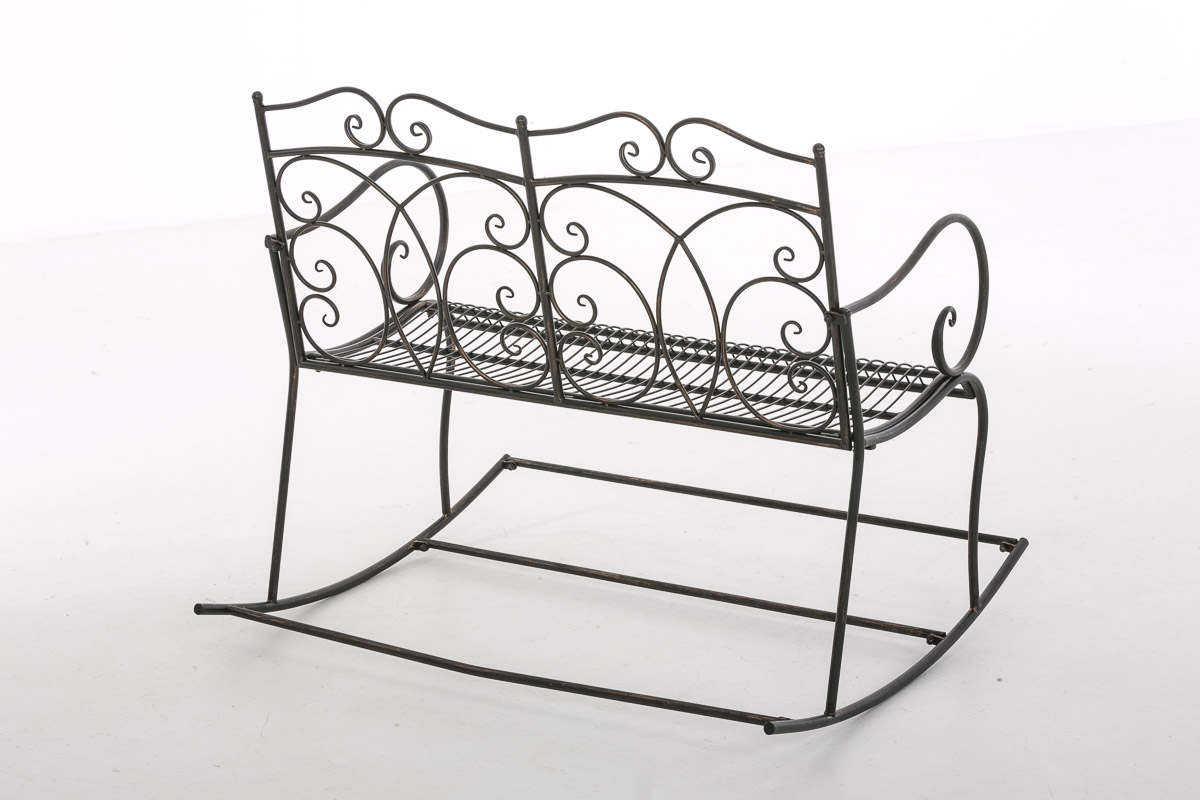 Schaukelbank GESINE Gartenbank Metall Sitzbank Gartenschaukel 2-Sitzer