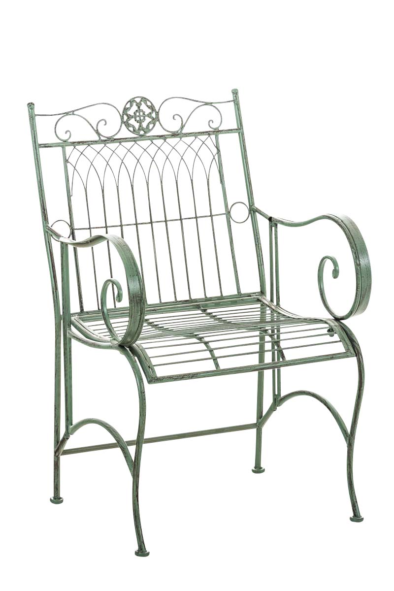 Stuhl Purusha Eisen Shabby Chic Gartenstuhl Landhaus Deko ...